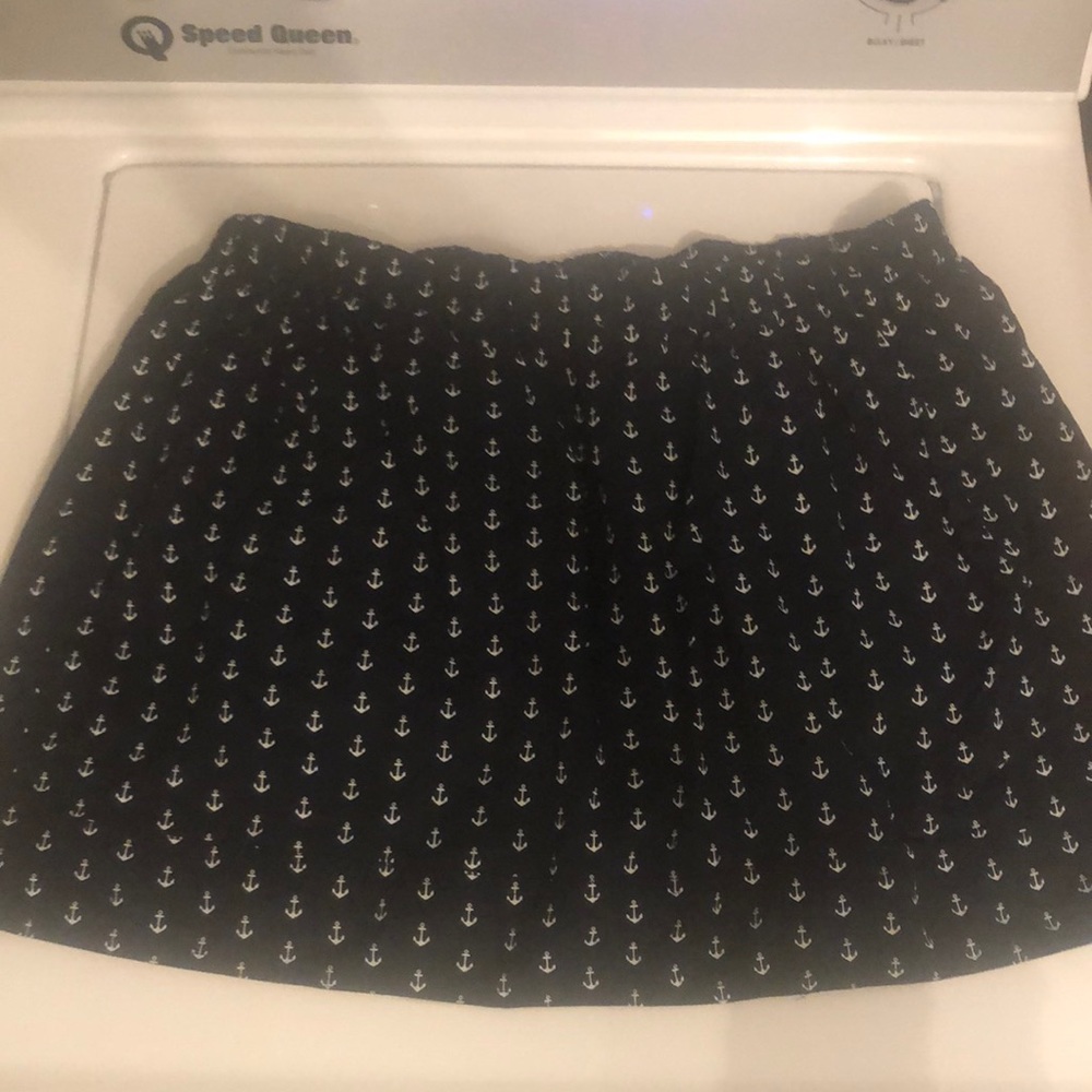 J Crew anchor mini skirt XL